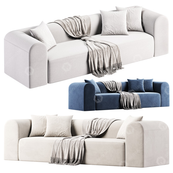 Sofa Wittmann Blocks 3D-Modell