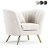 Fotel Meridian Furniture Margo Velvet - babarikograf