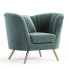 Fotel Meridian Furniture Margo Velvet - babarikograf