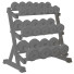 Стійка та гантелі Bonnlo 3 Tier Heavy Duty - mostafa-mahooti