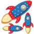 Бра Little Lights Rocket Ship Lamp - Sabirjanov