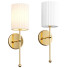 Lampe murale CB2 Marceau Boule Polished Brass - Boombast