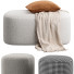 Poufs Vorsen Round - buskanini