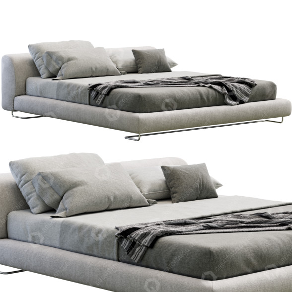 Ліжко Moroso Lowland 3D модель
