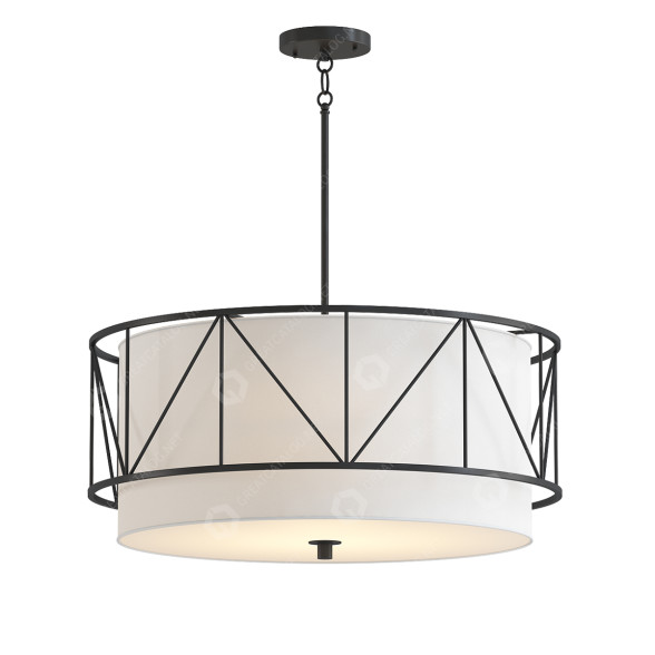 Żyrandol Shades of Light Emmy Geo Drum model 3D