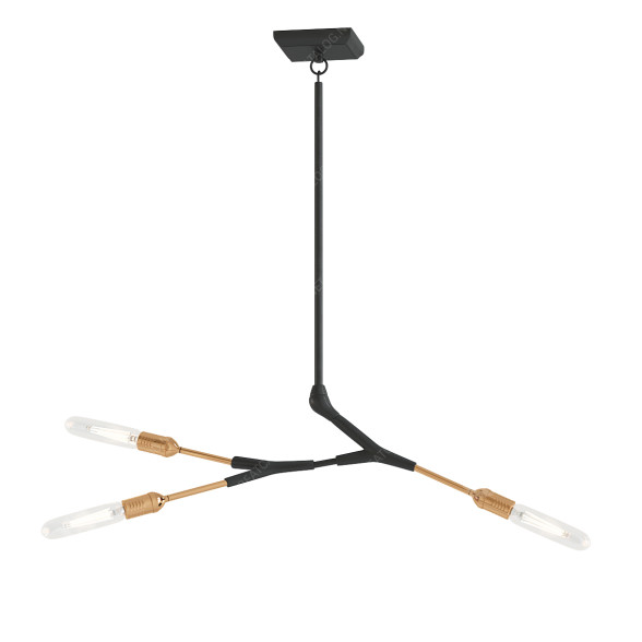 Kronleuchter Artcraft Filiali Three Light 3D-Modell