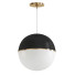 Lampa wisząca Visual Comfort & Co Akova 7 W Black and Aged Brass - SH.X