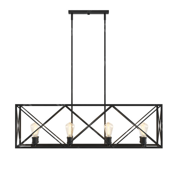 Lampe suspendue Acclaim Lighting Brooklyn Matte Black modèle 3D