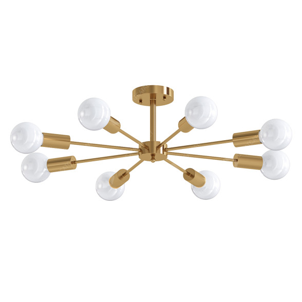 Kronleuchter Mid Century Modern Satellite 3D-Modell