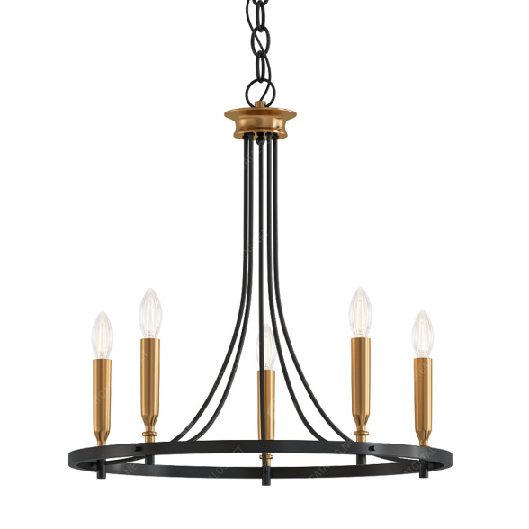 Люстра Jaye Matte by Warehouse of Tiffany 3D модель