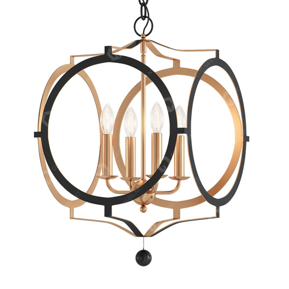 Lustre Crystorama Odelle modèle 3D