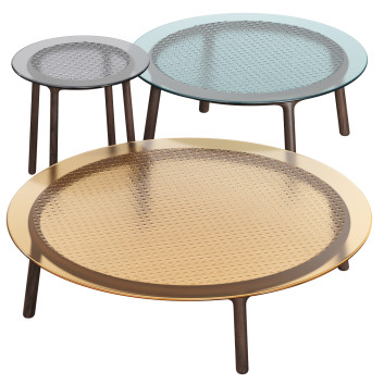 Tables basses Fiam Cannage