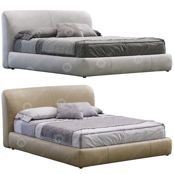 Bett Frag Loren 3D-Modell