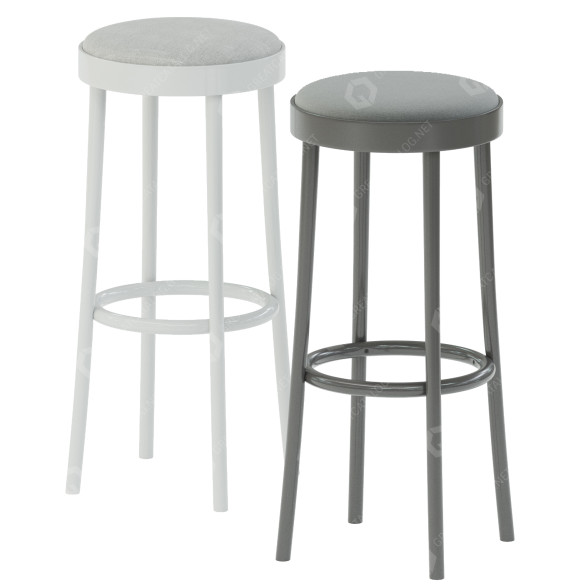Tabouret de bar Ton 822 modèle 3D