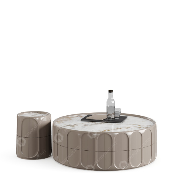 Tables basses Hessentia Cornelio Cappellini Concave modèle 3D