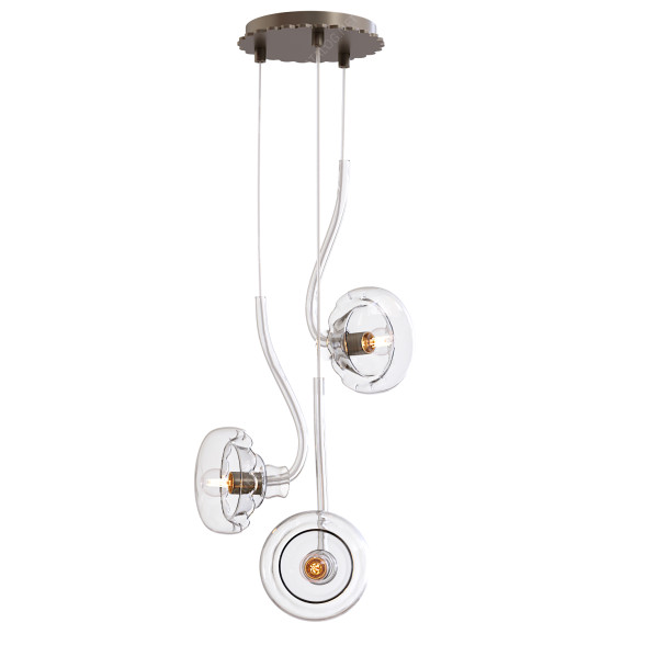 Lampe suspendue Multiforme Ikebana 3 Light modèle 3D