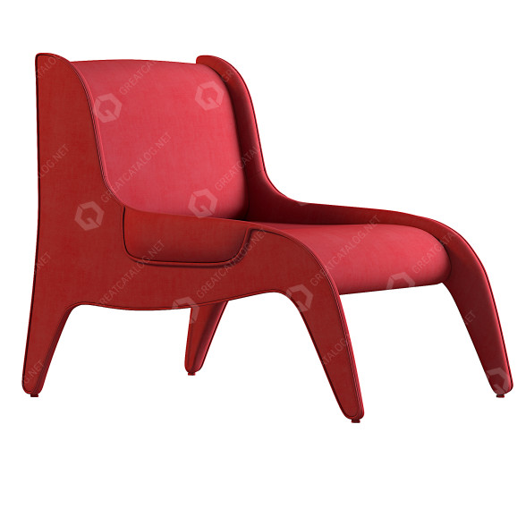 Крісло Cassina Antropus 3D модель