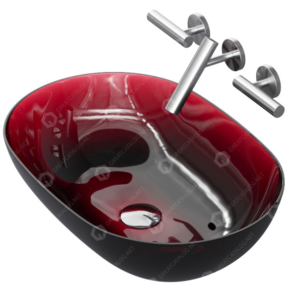 Умивальник Cpingao Oval Cilindro Falper 3D модель