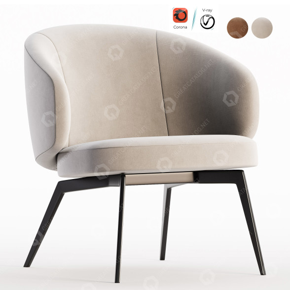 Fauteuil Lema Bice modèle 3D