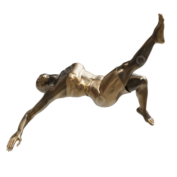 Statuette The Girl Lay Down 3D model