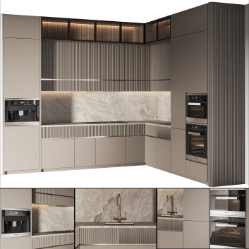 Küche  Modern 031 3D-Modell