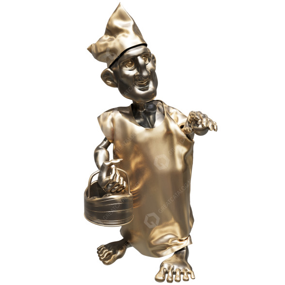 Statuette Apple Seller 3D model