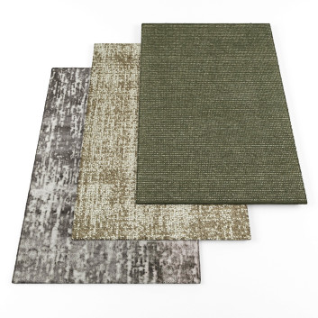 Teppiche  Fara & Diamond Sand & Carter 3D-Modell