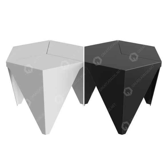Kaffeetisch Vitra Prismatic 3D-Modell