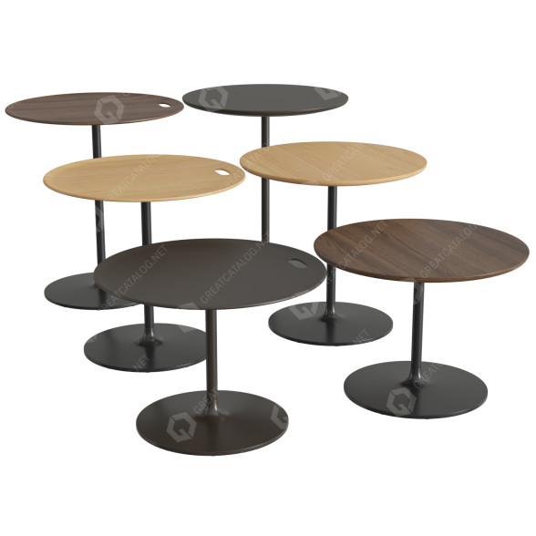 Tables basses Vitra Occasional Low modèle 3D