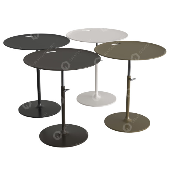 Stolik boczny Vitra Rise model 3D