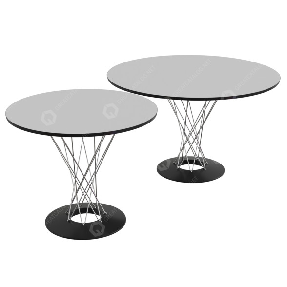 Tabele Vitra Iron Base by Isamu Noguchi model 3D