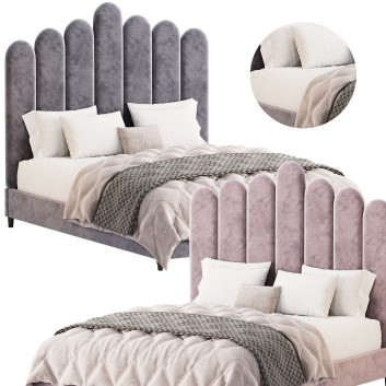 Ліжко Celine Velvet by Candelabra Home