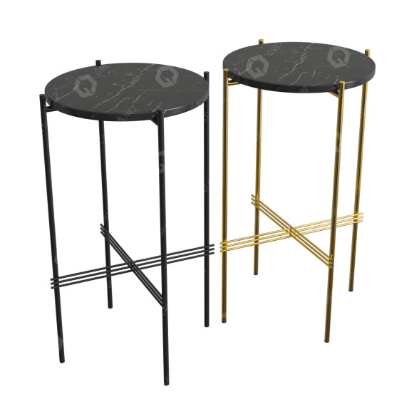 Console Table Gubi Ts Round 3D model