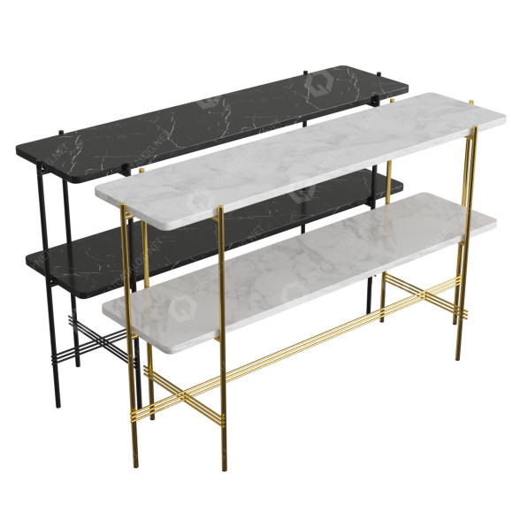 Console Table Gubi TS 2 Racks 3D model