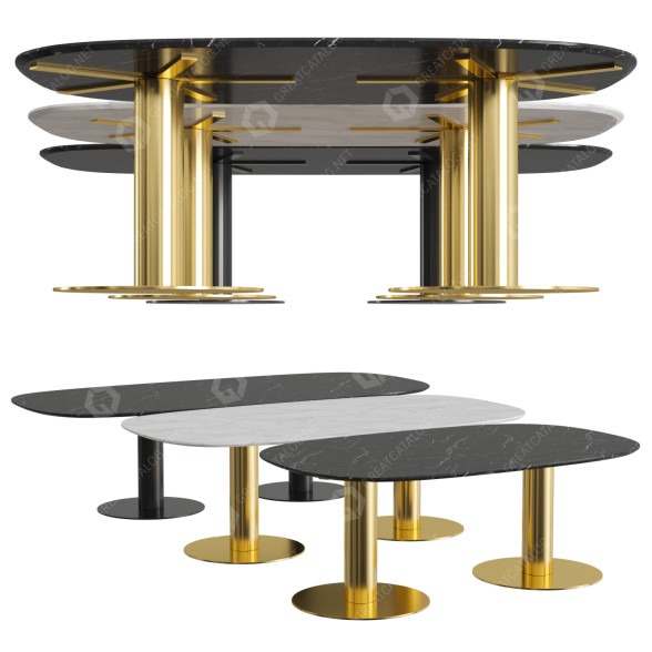 Tableaux Gubi Eliptical modèle 3D