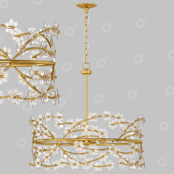 Люстра Savoy House Camille 5-Light 3D модель