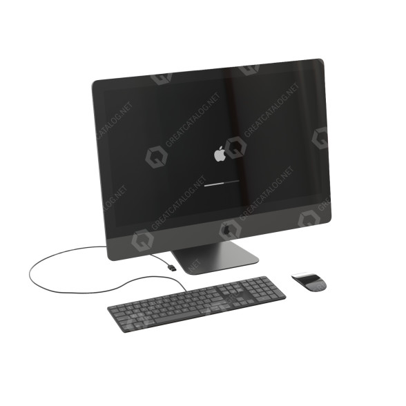 Комп'ютер Apple iMac Pro 2020 3D модель