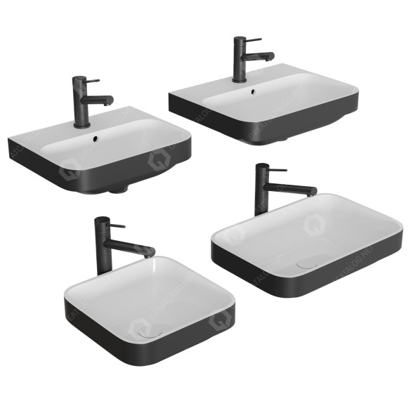 Umywalki Duravit Happy D 2 model 3D