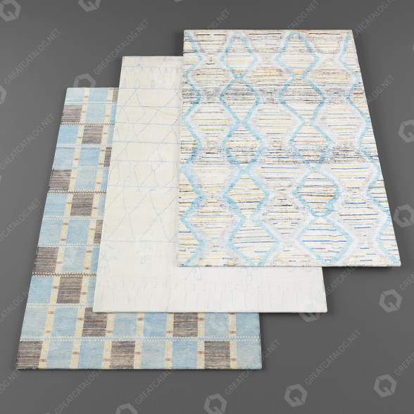 Tapis Ensemble 1 modèle 3D