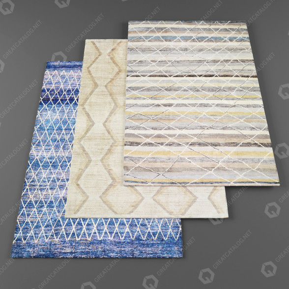 Tapis Set 3 modèle 3D