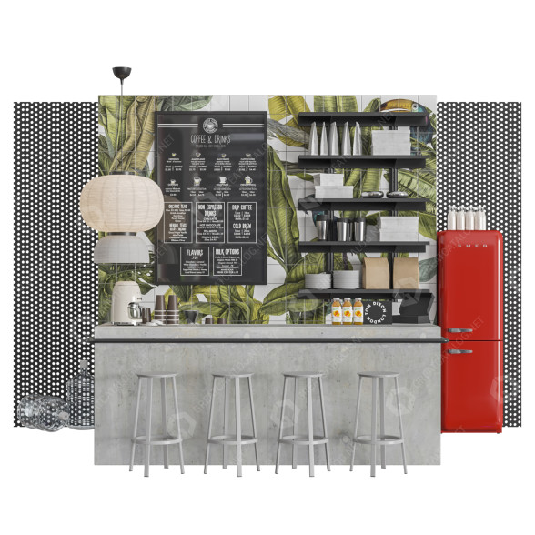 Kawiarnia Coffee Shop 02 model 3D