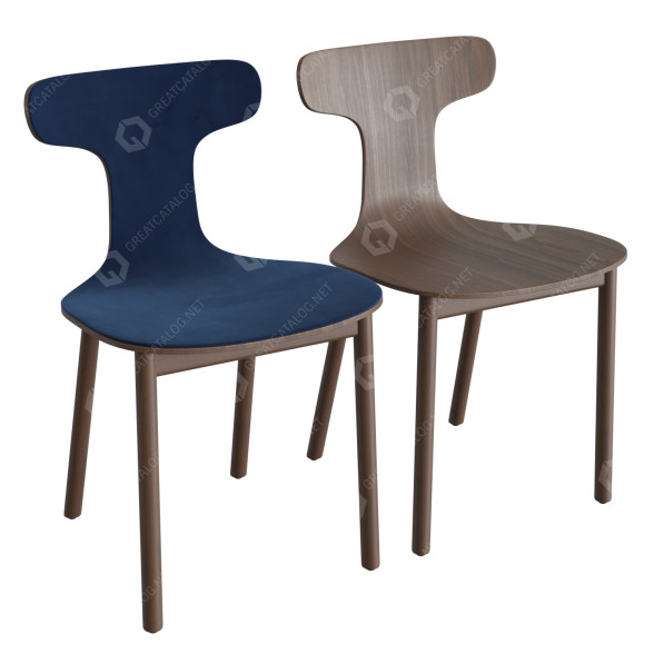 Стільці Cappellini Bac One 3D модель