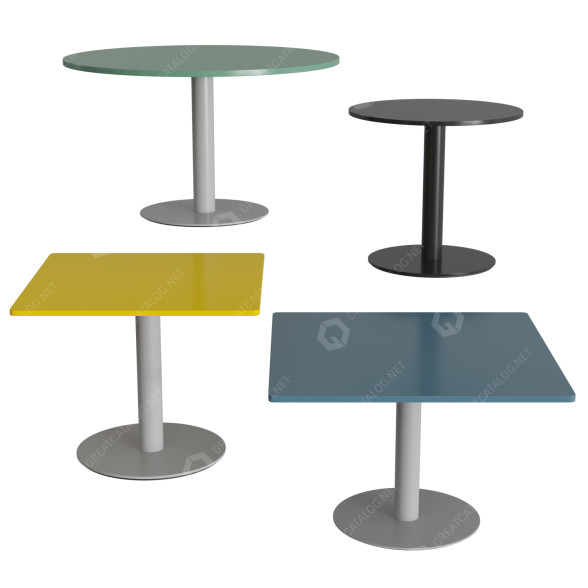 Столи Cappellini Break 3D модель