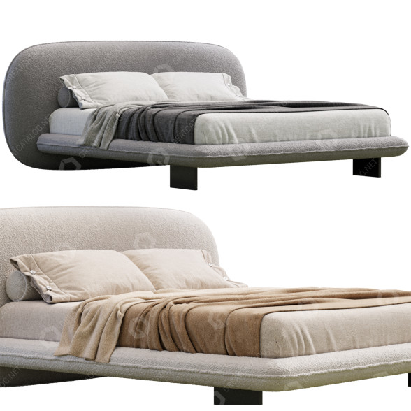Bed Saba Wabi 3D model