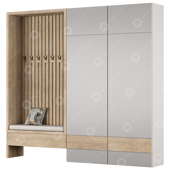 Передпокій Wood 3D модель
