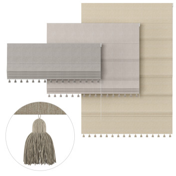 Рулонні штори Tassel Edge Harrow 3D модель