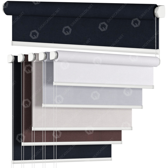 Rollos Sevilla Blackout 3D-Modell