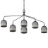 Chandelier Gubi Howard 6 Arm - MoJIoKo
