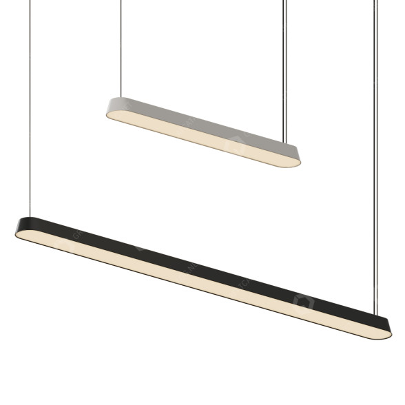 Підвісні світильники Muuto Linear 3D модель