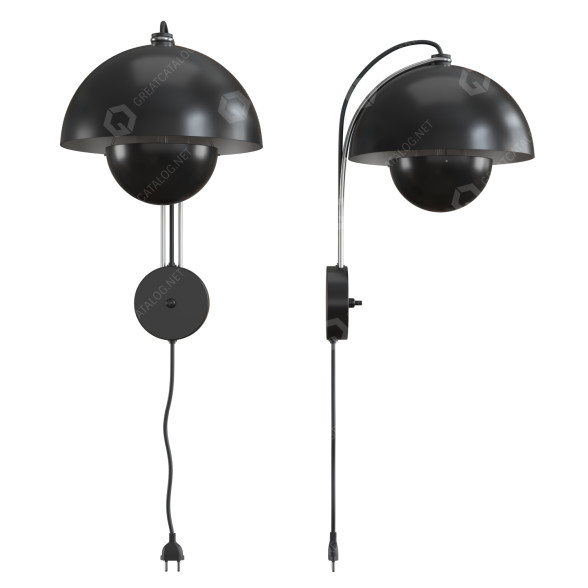 Wall Lamp &Tradition Flower Pot VP8 3D model